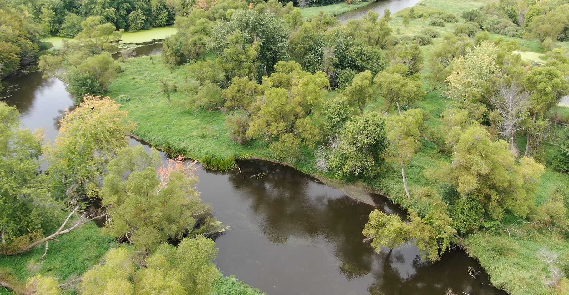 Sauk River drone