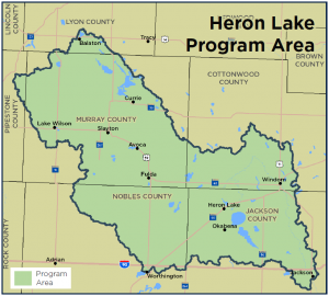 Heron Lake Program Area map