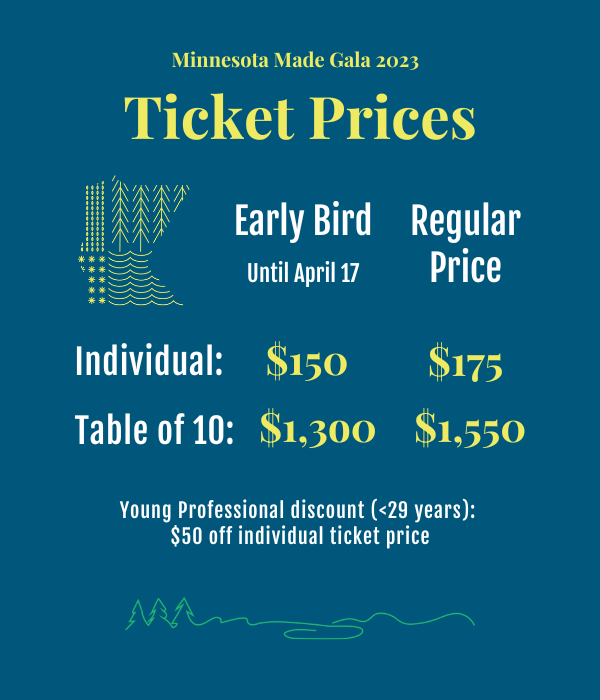 Ticket Prices for Minnesota Made